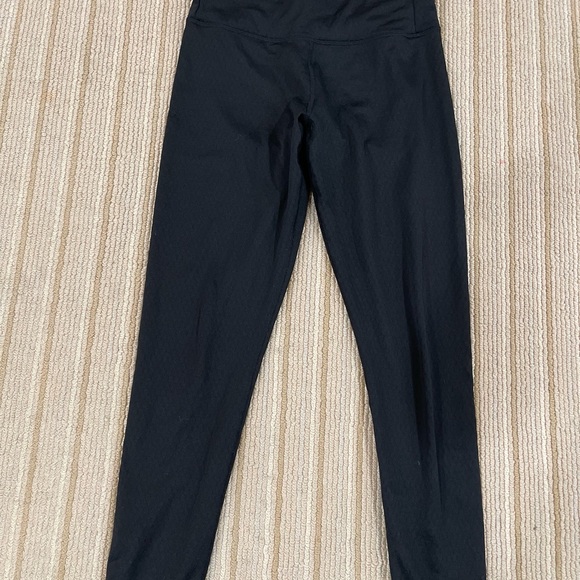 The north face web design fabric black exercise legging size M - Picture 10 of 11